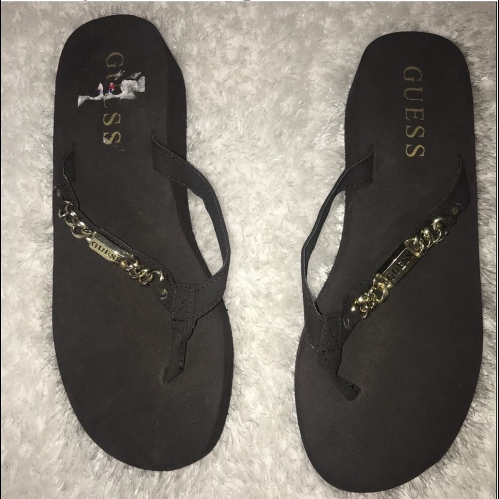 NWOT "Guess" wedge sandals